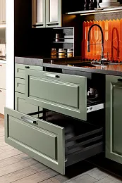 Прямая кухня Капелла 220х90х60 без верха