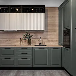 Прямая кухня Скип 300х230х60 с верхом