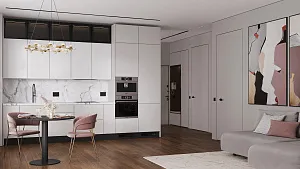 Прямая кухня Рукба 300х230х60