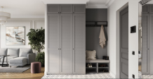 Глубина распашного шкафа