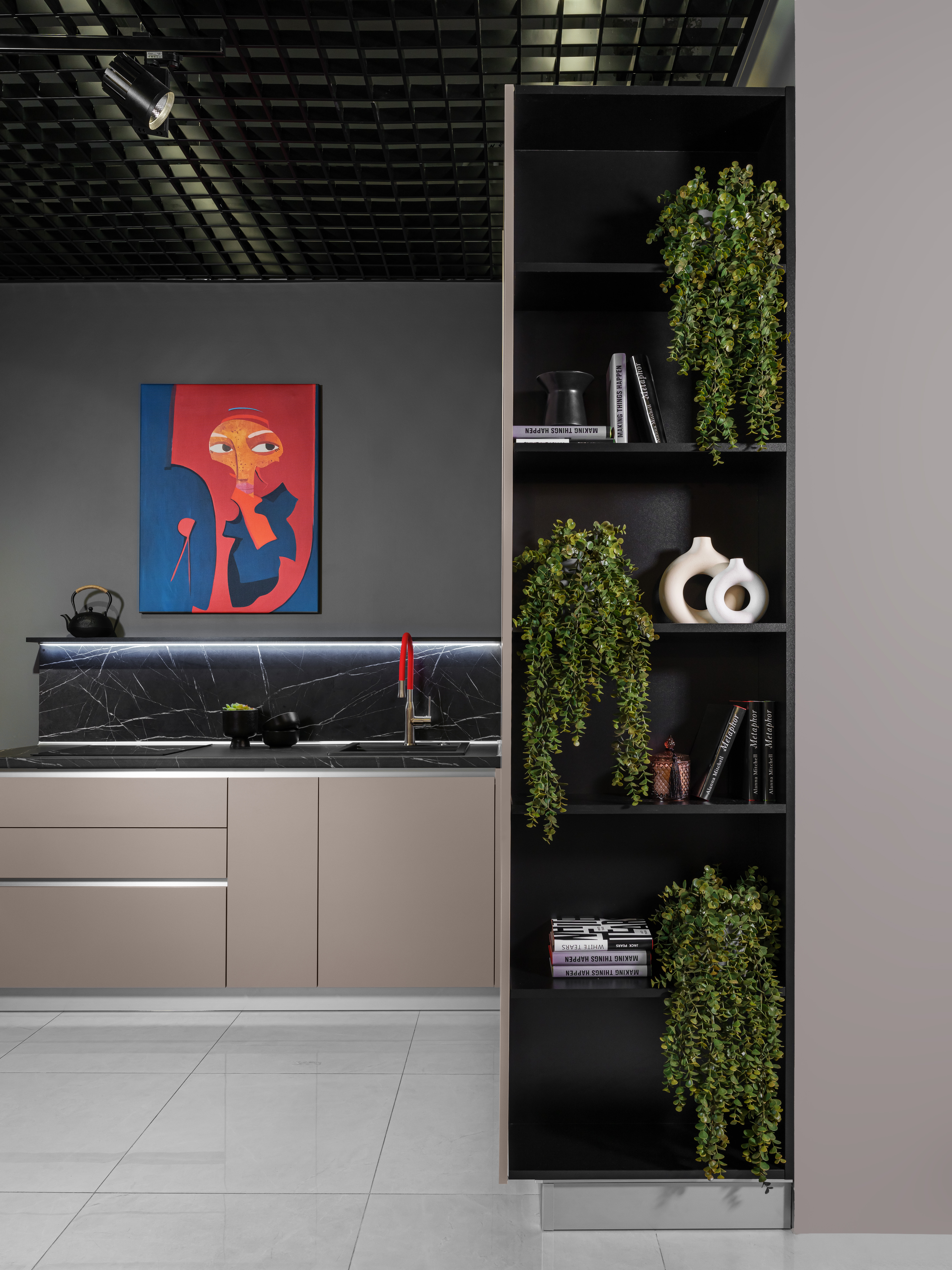 Прямая кухня Атик 220х90х60 без верха