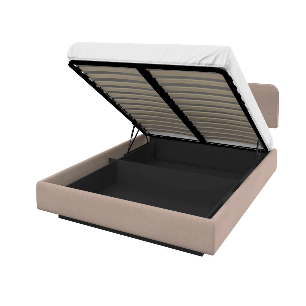 Толедо 1-80 (1600) Кровать с ящиком для белья и подъемным механизмом