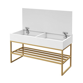 Верона 1-060 Тумба для обуви на металлокаркасе