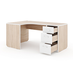 Ивиса 2-94П Стол письменный угловой правый